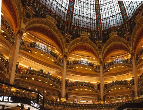 galeries lafayette department store.